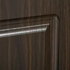 HOMCOM Grand garde-manger de cuisine autoportant de 180 cm avec 4 portes et 2 grands placards, armoire de rangement haute avec grand tiroir pour cuisine et salle à manger