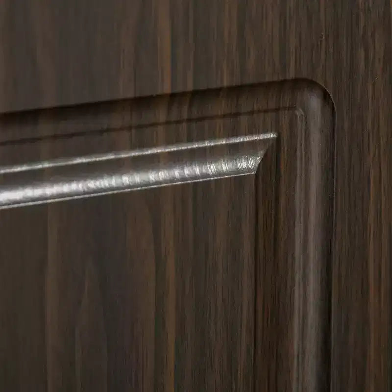 HOMCOM Grand garde-manger de cuisine autoportant de 180 cm avec 4 portes et 2 grands placards, armoire de rangement haute avec grand tiroir pour cuisine et salle à manger