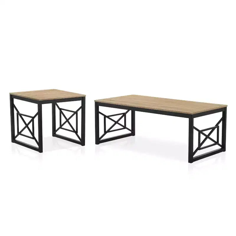 Ensemble de 2 tables basses et d'appoint Daxton - miBasics