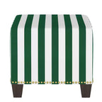 Pouf carré Skyline Furniture Yosemy à clous décoratifs, motifs variés