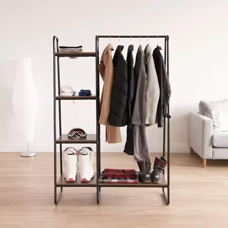 Portant à vêtements IRIS USA pour suspendre les vêtements et exposer les accessoires