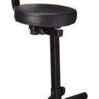 Chaise de musicien Odyssey DJ Performer – Tabouret portable rembourré avec limite de poids de 136 kg, hauteur réglable et dossier, noir