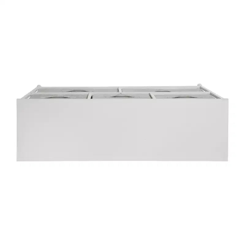 Commode de rangement à 5 tiroirs Emma et Oliver avec plateau en bois et tiroirs en tissu foncé