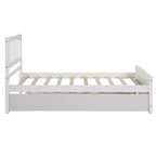 Lit plateforme simple avec lit gigogne-ModernLuxe