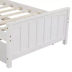 Lit plateforme simple avec lit gigogne-ModernLuxe