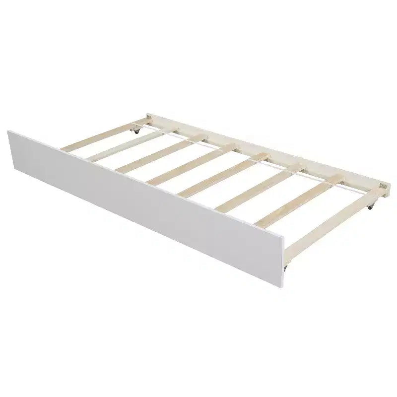 Lit plateforme simple avec lit gigogne-ModernLuxe