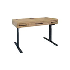 Bureau Martin Furniture Mason, finition bois laminé, à hauteur réglable électrique