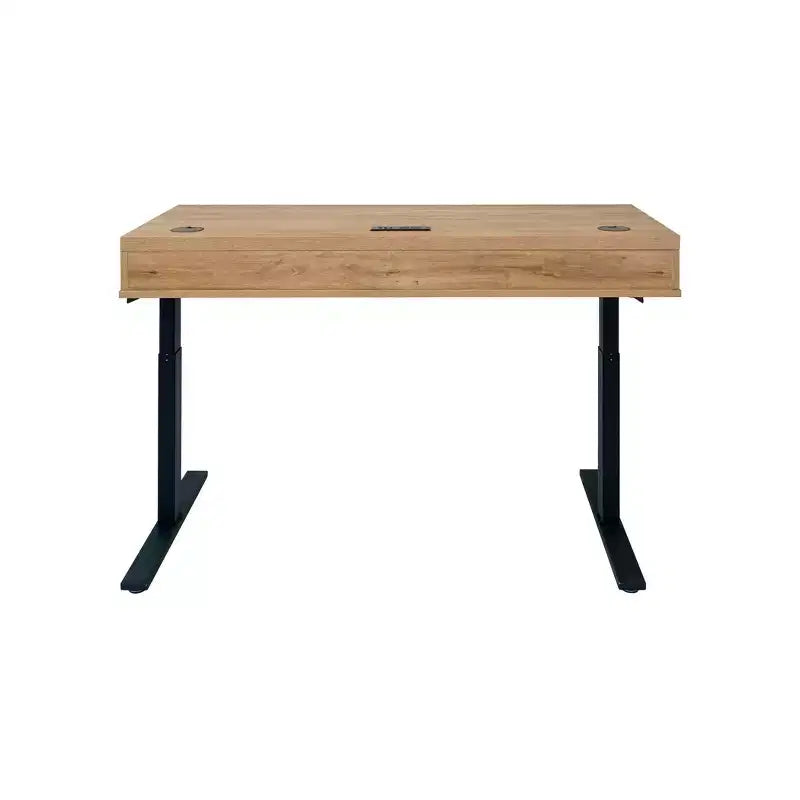 Bureau Martin Furniture Mason, finition bois laminé, à hauteur réglable électrique