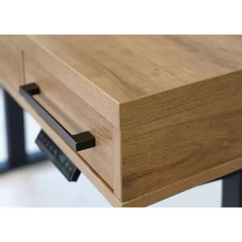 Bureau Martin Furniture Mason, finition bois laminé, à hauteur réglable électrique
