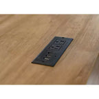 Bureau Martin Furniture Mason, finition bois laminé, à hauteur réglable électrique