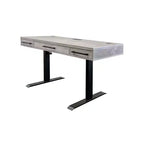 Bureau Martin Furniture Mason, finition bois laminé, à hauteur réglable électrique