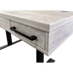 Bureau Martin Furniture Mason, finition bois laminé, à hauteur réglable électrique