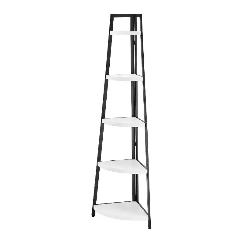Étagère d'angle pyramidale à 5 niveaux autoportante de 70 po - Danya B.