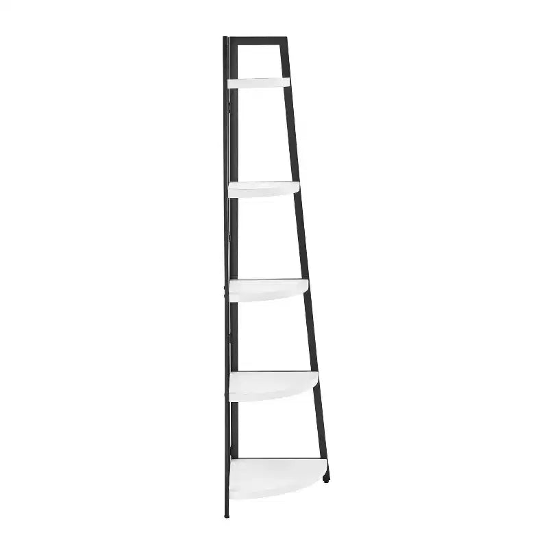 Étagère d'angle pyramidale à 5 niveaux autoportante de 70 po - Danya B.