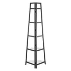 Étagère d'angle pyramidale à 5 niveaux autoportante de 70 po - Danya B.