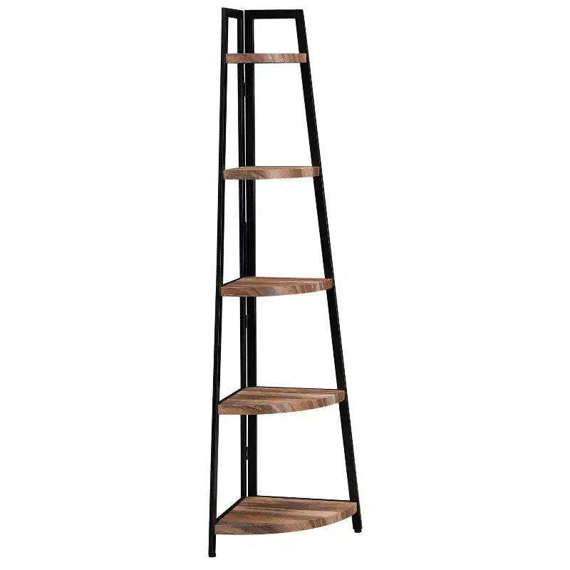Étagère d'angle pyramidale à 5 niveaux autoportante de 70 po - Danya B.