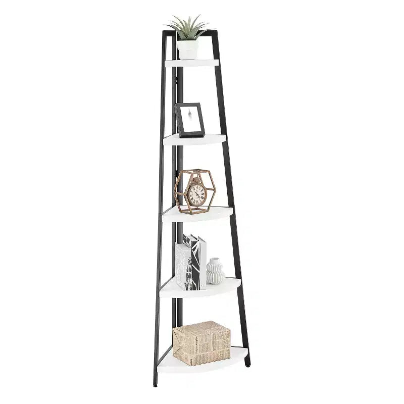 Étagère d'angle pyramidale à 5 niveaux autoportante de 70 po - Danya B.