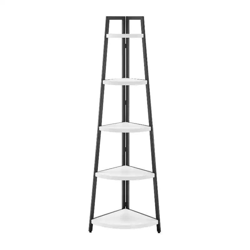 Étagère d'angle pyramidale à 5 niveaux autoportante de 70 po - Danya B.
