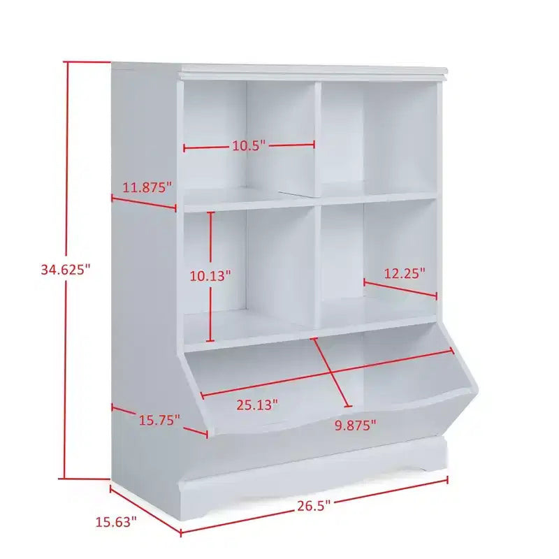 Meuble de rangement ouvert à 5 compartiments – Danya B.
