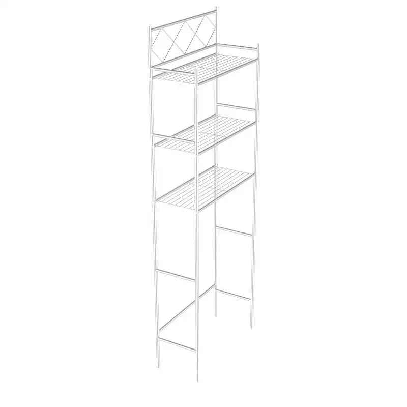 Meuble de Rangement/Optimiseur d'Espace au-dessus des Toilettes en Métal - J&V TEXTILES