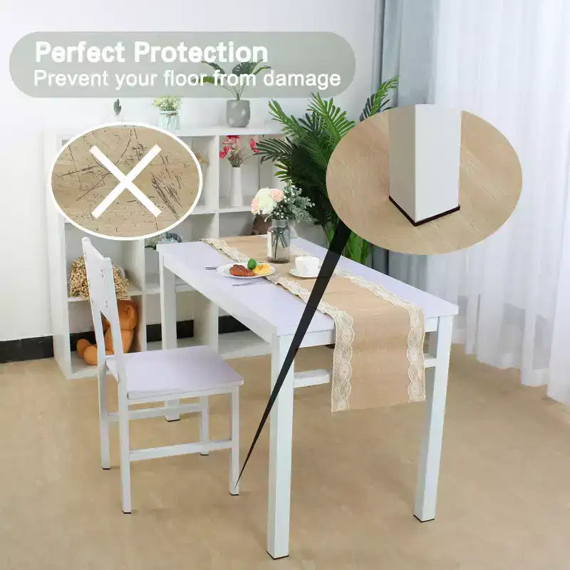 Unique Bargains Patins en Feutre Carrés Adhésifs Antidérapants Anti-Rayures pour Meubles Brun Foncé 1 x 1 x 1/4 po 60 Pièces