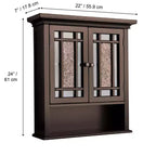 Armoire murale à deux portes amovible Windsor Teamson Home