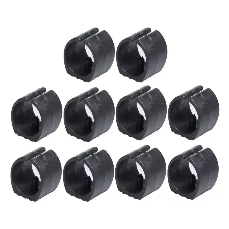 Unique Bargains Breuer Chair Tubing Pipe Foot Round U-Shape Plastic Caps 20mm Dia 10Pcs