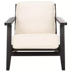 Nico Mid Century Accent Chair - ACH4501 - Bone/Black - Safavieh