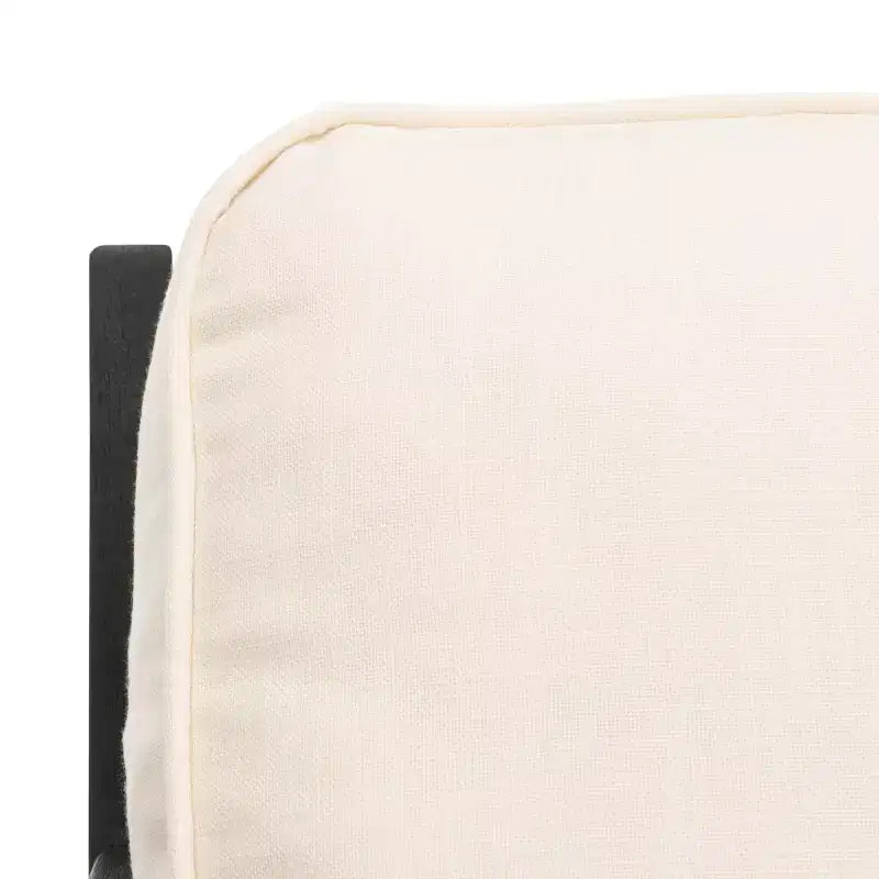 Fauteuil d'appoint Nico Mid-Century - ACH4501 - Ivoire/Noir - Safavieh
