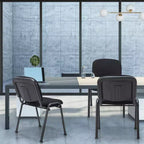 Costway Chaise de bureau visiteur, empilable, pour salle d'attente ou de conférence