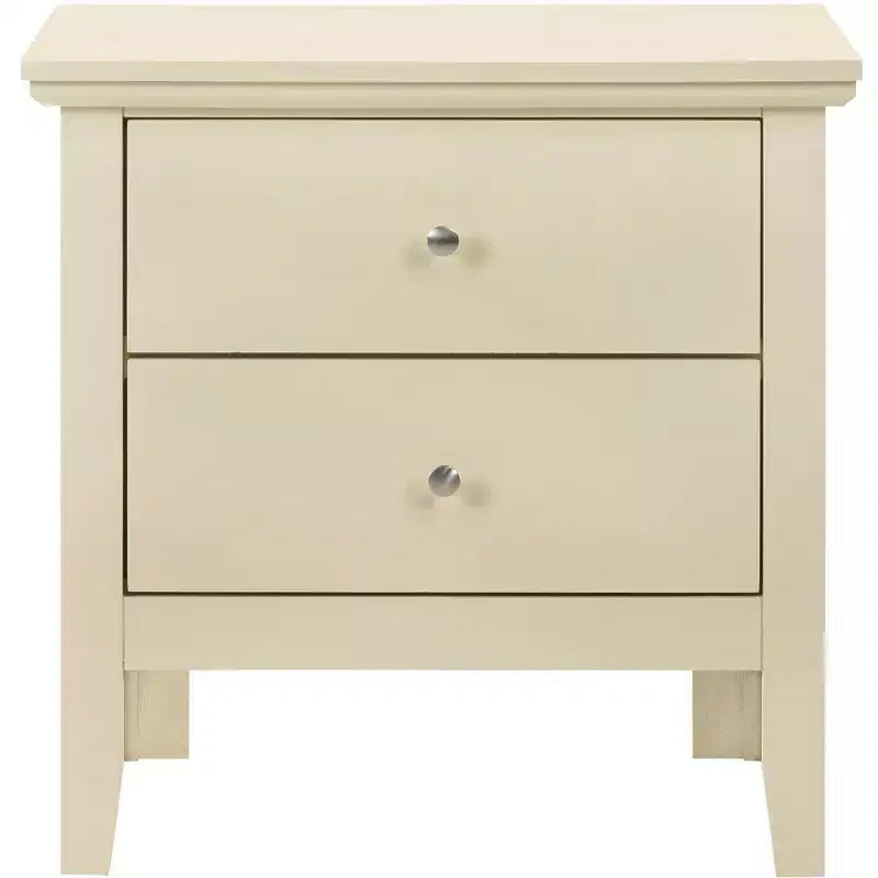 Passion Furniture Primo 2-Drawer Nightstand (24 in. H x 19 in. W x 15.5 in. D)