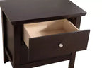 Table de chevet à 2 tiroirs Primo de Passion Furniture (61 cm H x 48 cm L x 39 cm P)