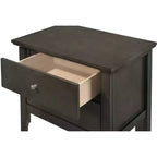Table de chevet à 2 tiroirs Primo de Passion Furniture (61 cm H x 48 cm L x 39 cm P)