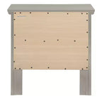 Table de chevet à 2 tiroirs Primo de Passion Furniture (61 cm H x 48 cm L x 39 cm P)