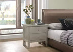Table de chevet à 2 tiroirs Primo de Passion Furniture (61 cm H x 48 cm L x 39 cm P)