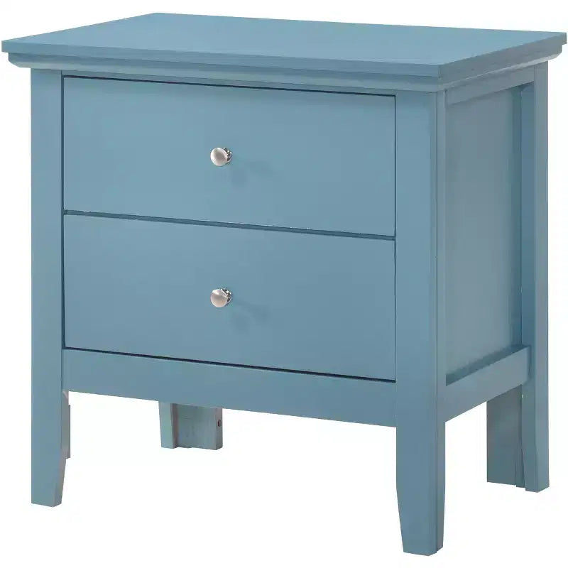 Table de chevet à 2 tiroirs Primo de Passion Furniture (61 cm H x 48 cm L x 39 cm P)