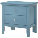 Table de chevet à 2 tiroirs Primo de Passion Furniture (61 cm H x 48 cm L x 39 cm P)
