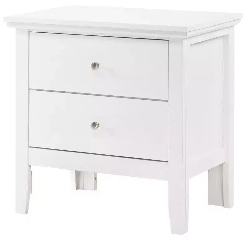 Table de chevet à 2 tiroirs Primo de Passion Furniture (61 cm H x 48 cm L x 39 cm P)