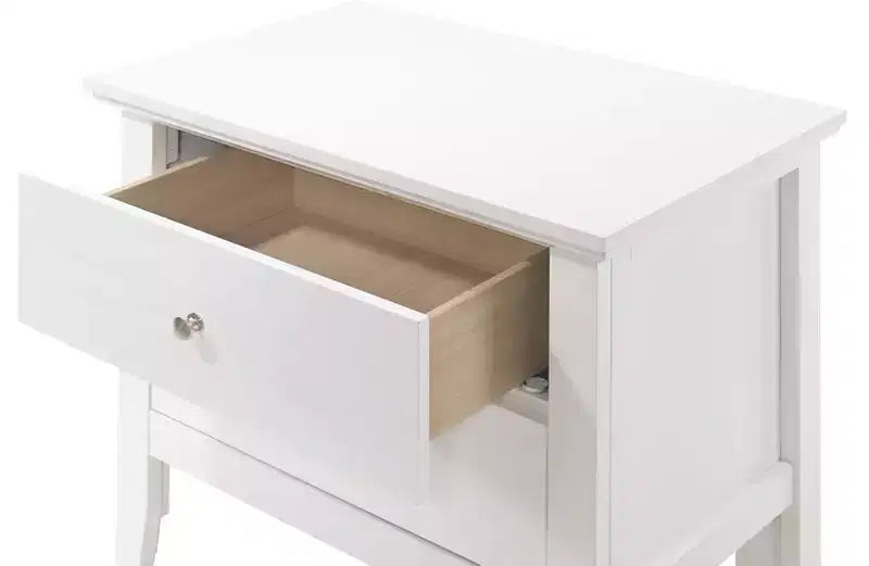 Table de chevet à 2 tiroirs Primo de Passion Furniture (61 cm H x 48 cm L x 39 cm P)