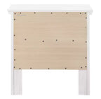 Table de chevet à 2 tiroirs Primo de Passion Furniture (61 cm H x 48 cm L x 39 cm P)