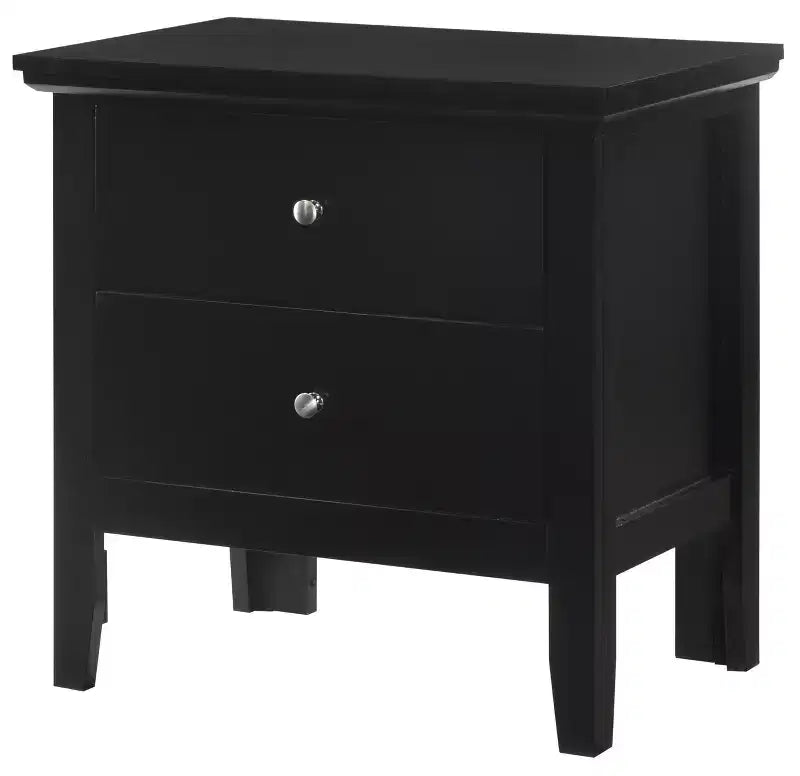 Table de chevet à 2 tiroirs Primo de Passion Furniture (61 cm H x 48 cm L x 39 cm P)