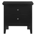 Table de chevet à 2 tiroirs Primo de Passion Furniture (61 cm H x 48 cm L x 39 cm P)