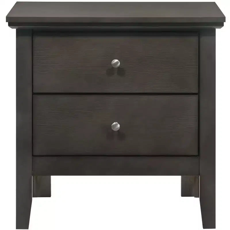 Table de chevet à 2 tiroirs Primo de Passion Furniture (61 cm H x 48 cm L x 39 cm P)