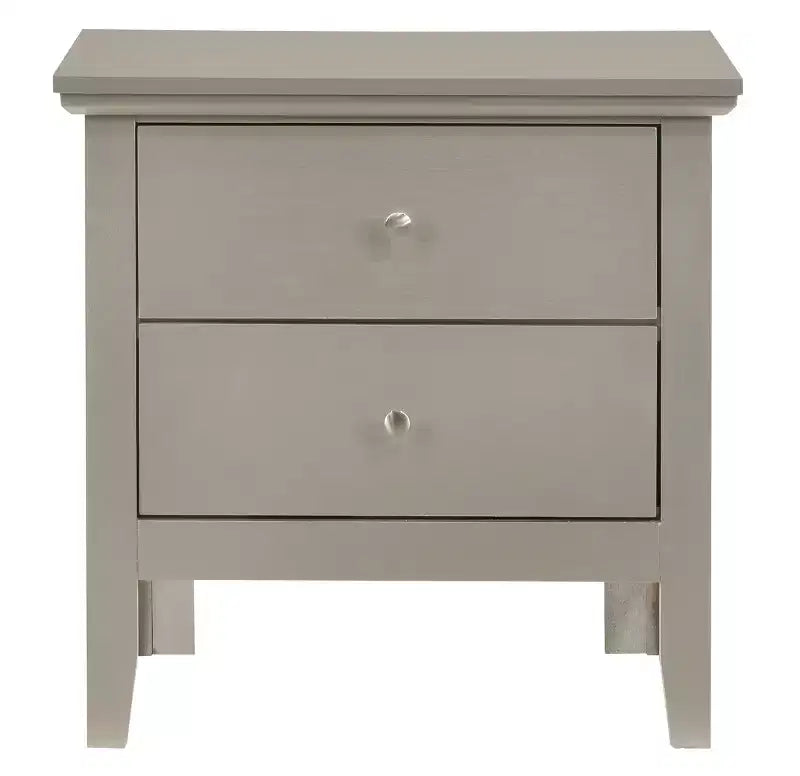 Table de chevet à 2 tiroirs Primo de Passion Furniture (61 cm H x 48 cm L x 39 cm P)