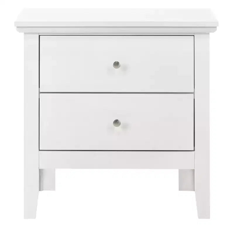 Table de chevet à 2 tiroirs Primo de Passion Furniture (61 cm H x 48 cm L x 39 cm P)