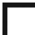 Amanti Art Avon Miroir Mural de Salle de Bain Bisauté, Noir, Étroit, Petit
