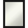 Amanti Art Avon Miroir Mural de Salle de Bain Bisauté, Noir, Étroit, Petit
