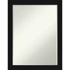Amanti Art Avon Miroir Mural de Salle de Bain Bisauté, Noir, Étroit, Petit