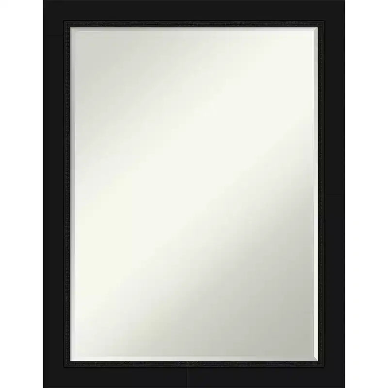Amanti Art Avon Miroir Mural de Salle de Bain Bisauté, Noir, Étroit, Petit
