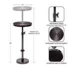 Table et support de plantes en métal Kate and Laurel Engles